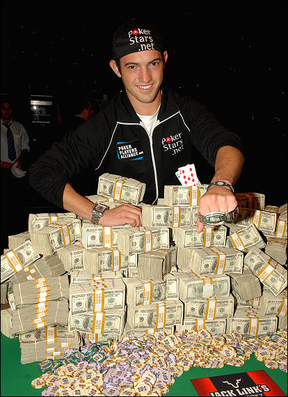 Peter Eastgate wins the 2009 WSOP Main Event